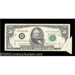 Fr. 2123-B $50 1988 Federal Reserve Note. About Uncirculated.