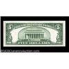 Image 4 : Fr. 1957-G $5 1934A Federal Reserve Notes. Choice Crisp Uncirculated.