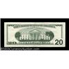 Image 2 : Fr. 2083-B $20 1996 Federal Reserve Note. About Uncirculated.