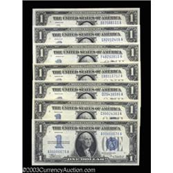 Fr. 1606 $1 1934 Silver Certificate Block Set.