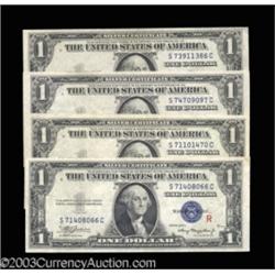 Fr. 1609/1610 $1 1935A "R" &amp; "S" Silver Certificates.