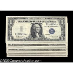 Fr. 1618 $1 1935H Silver Certificates (12). Gem Crisp Uncirculated.