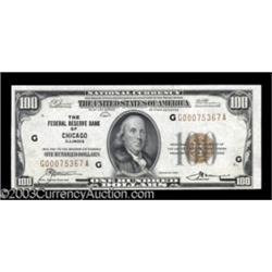 Fr. 1890-G $100 1929 Federal Reserve Bank Note. Choice Crisp Uncirculated.