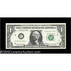 Fr. 1903-C* $1 1969 Federal Reserve Note. Gem Crisp Uncirculated.