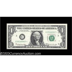 Fr. 1903-C* $1 1969 Federal Reserve Note. Gem Crisp Uncirculated.
