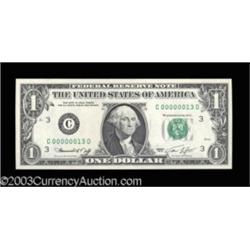 Fr. 1908-C $1 1974 Federal Reserve Note. Gem Crisp Uncirculated.