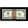 Image 3 : Fr. 1935-F $2 1976 Federal Reserve Notes. Two Consecutive Packs of 50 Notes Each. Gem Crisp Uncir
