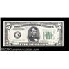 Image 3 : Fr. 1957-B/1958-B $5 1934A/1934B Federal Reserve Notes. Changeover Pair. Gem Crisp Uncirculated.