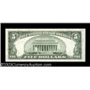 Image 2 : Fr. 1961-F $5 1950 Federal Reserve Note. Gem Crisp Uncirculated.