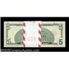 Image 2 : Fr. 1986-E* $5 1999 Federal Reserve Notes. Original Pack of 100. Gem Crisp Uncirculated.