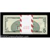 Image 2 : Fr. 1986-E* $5 1999 Federal Reserve Notes. Original Pack of 100. Gem Crisp Uncirculated.