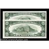 Image 2 : Fr. 2010-J $10 1950 Wide Federal Reserve Notes. Consecutive Pair. Gem Crisp Uncirculated.
