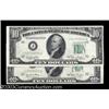 Image 1 : Fr. 2010-J $10 1950 Federal Reserve Notes. Narrow to Wide Changeover Pair. Choice Crisp Uncircula