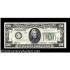 Image 1 : Fr. 2054-C/2055-C $20 1934 Mule/1934A $20 Federal Reserve Notes. Changeover Pair. Gem Crisp Uncir