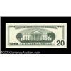 Image 2 : Fr. 2083-B $20 1996 Federal Reserve Note. Gem Crisp Uncirculated.