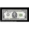 Image 1 : Fr. 2152-A $100 1934 Light Green Seal Federal Reserve Note. Choice Crisp Uncirculated.