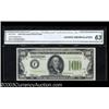 Image 1 : Fr. 2152-F $100 1934 Light Green Seal Federal Reserve Note. CGA Choice Uncirculated 63.