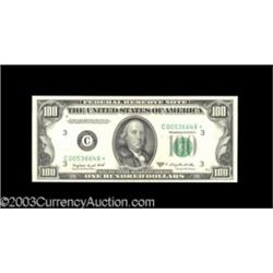 Fr. 2160-C* $100 1950C Federal Reserve Note. Gem Crisp Uncirculated.