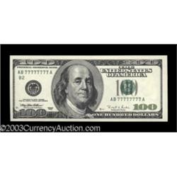 Fr. 2175-B $100 1996 Federal Reserve Note. Gem Crisp Uncirculated.