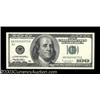 Image 1 : Fr. 2175-B $100 1996 Federal Reserve Note. Gem Crisp Uncirculated.