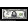 Image 1 : Fr. 2201-C $500 1934 Light Green Seal Federal Reserve Note. Gem Crisp Uncirculated.