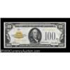 Image 1 : Fr. 2405 $100 1928 Gold Certificate. Choice Crisp Uncirculated.