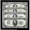 Image 1 : A Mixed Group of Early Federal Reserve Notes