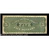 Image 2 : Fr. 3 $5 1861 Demand Note Fine-Very Fine.