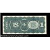 Image 2 : Fr. 18 $1 1869 Legal Tender Choice Extremely Fine.