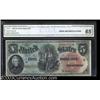 Image 1 : Fr. 64 $5 1869 Legal Tender CGA Gem Uncirculated 65.