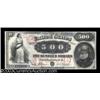Image 1 : Fr. 185d $500 1878 Legal Tender Choice Fine.