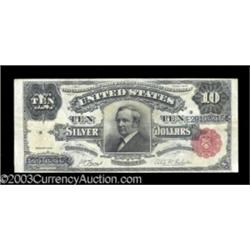 Fr. 301 $10 1891 Silver Certificate Choice Very Fine.