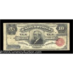 Fr. 301 $10 1891 Silver Certificate Fine.