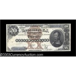 Fr. 311 $20 1880 Silver Certificate Extremely Fine.