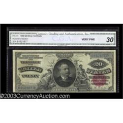Fr. 316 $20 1886 Silver Certificate CGA Very Fine 30.