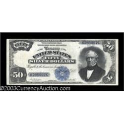 Fr. 335 $50 1891 Silver Certificate Extremely Fine.