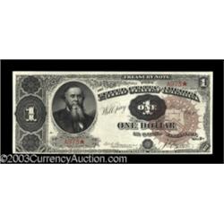 Fr. 347 $1 1890 Treasury Note Very Choice New.