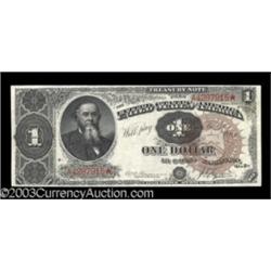 Fr. 347 $1 1890 Treasury Note Choice Extremely Fine.