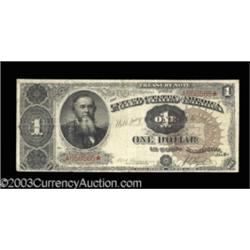 Fr. 347 $1 1890 Treasury Note Fine.
