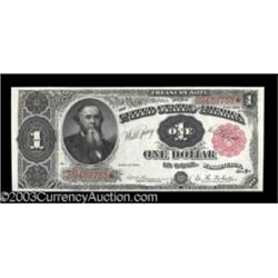 Fr. 350 $1 1891 Treasury Note Gem New.
