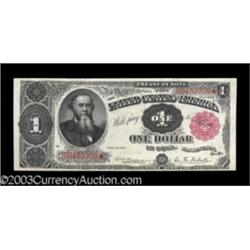 Fr. 350 1891 $1 Treasury Note Gem New.