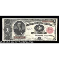 Fr. 351 $1 1891 Treasury Note Choice Extremely Fine.
