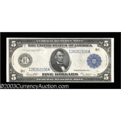 Fr. 879a 1914 $5 Federal Reserve Note Choice New.