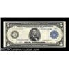 Image 1 : Fr. 891b $5 1914 Federal Reserve Extremely Fine.