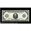 Image 1 : Fr. 920 $10 1914 Federal Reserve Note Choice Very Fine.