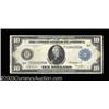 Image 1 : Fr. 925 $10 1914 Federal Reserve Note About Very Fine.