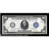 Image 1 : Fr. 931c $10 1914 Federal Reserve Note Choice About New.