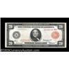 Image 1 : Fr. 961b $20 1914 Red Seal Federal Reserve Note Very Fine.