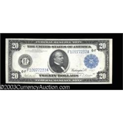 Fr. 986 $20 1914 Federal Reserve Note About New.