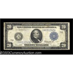 Fr. 991c $20 1914 Federal Reserve Note Fine.
